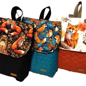 Cuki állatmintás  mintás hátizsák - táska & tok - hátizsák - hátizsák - Meska.hu