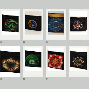 Zöld életfa motívumos mandala neszesszer/táskarendező-Több minta! - táska & tok - neszesszer - Meska.hu