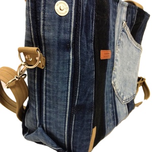  Újrahasznosított farmer táska - táska & tok - kézitáska & válltáska - vállon átvethető táska - Meska.hu