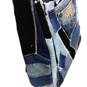  Újrahasznosított  farmer váll-táska - táska & tok - kézitáska & válltáska - vállon átvethető táska - Meska.hu