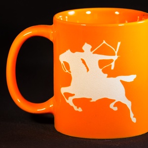 Magyar népi motívumos-homokgravirozott bögre, Otthon & Életmód, Konyhafelszerelés, tálalás, Tálalás, Bögre & Csésze, Gravírozás, pirográfia, MESKA