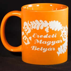 Magyar népi motívumos - magyar betyár-homokgravirozott bögre - Meska.hu