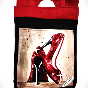 Piros cipelők kézitáska/ hátizsák /óriás shopper - Meska.hu