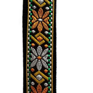 Narancs-zöld virágos motívumos    vízhatlan gyöngyvászonkulcstartó, Táska & Tok, Kulcstartó & Táskadísz, Kulcstartó, Varrás, MESKA