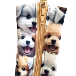 Cuki állat mintás Vidám kutyusok  vízhatlan gyöngyvászon zsepi tartók, vagy bármi tartók, Táska & Tok, Kulcstartó & Táskadísz, Kulcstartó, Varrás, MESKA