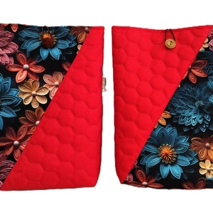 Virág mintázatú könyvtok csomagok -Több minta! - táska & tok - ebook & tablet tok - Meska.hu