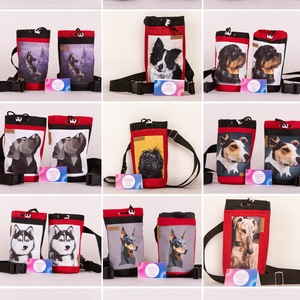 Malinois Jutalomfalat táska - Cordura kutyakiképző kiegészítő-TÖBB MINTA! - táska & tok - övtáska - Meska.hu