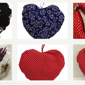  Szivecske alakú kispárna tönkölypelyva és levendula töltettel-Több minta! - otthon & életmód - dekoráció - fali és függő dekoráció - álomfogó - Meska.hu