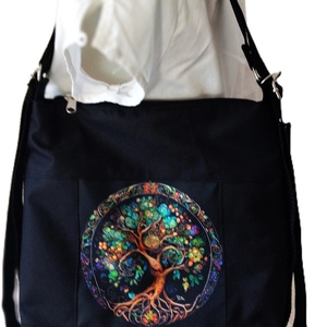 Mandala/ életfa mintás variálható kis táska. Több minta! - otthon & életmód - dekoráció - spiritualitás - mandala - Meska.hu