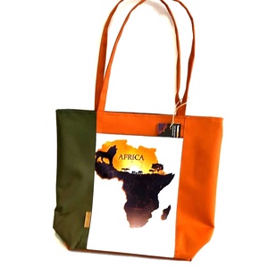 Varázslatos Afrika shopperek - táska & tok - variálható táska - Meska.hu