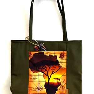 Varázslatos Afrika shopperek - táska & tok - variálható táska - Meska.hu