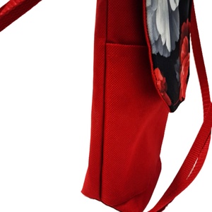 Piros  Virágos Cordura mobil tok, telefon kistáska - táska & tok - pénztárca & más tok - telefontok - Meska.hu