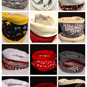  Cicás felnőtt bélelt design sál - csősál - több minta! - ruha & divat - sál, sapka, kendő - sál - Meska.hu