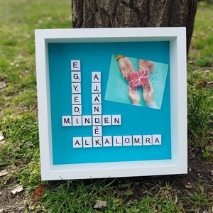 egyedi scrabble kép - falapra - otthon & életmód - dekoráció - kép & falikép - táblakép - Meska.hu