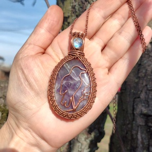Ametiszt medál  - Meska.hu
