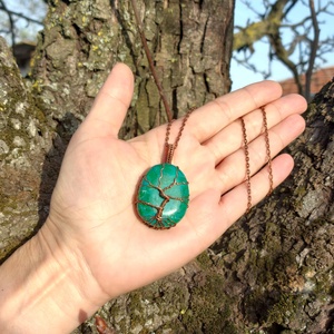 Türkinit medál  - ékszer - nyaklánc - medálos nyaklánc - Meska.hu