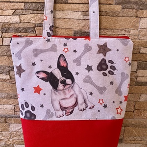 KISKUTYÁS ( vállon is hordható) textil táska  - táska & tok - hátizsák - hátizsák - Meska.hu