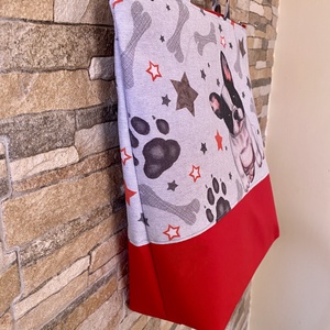 KISKUTYÁS ( vállon is hordható) textil táska  - táska & tok - hátizsák - hátizsák - Meska.hu