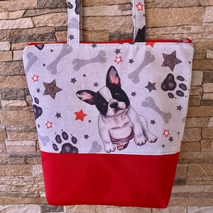 KISKUTYÁS ( vállon is hordható) textil táska  - táska & tok - hátizsák - hátizsák - Meska.hu