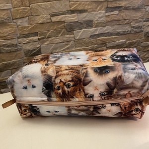 Pipere táska ( cicás )  - táska & tok - neszesszer - Meska.hu