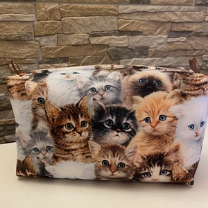 Pipere táska ( cicás )  - táska & tok - neszesszer - Meska.hu