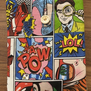 Képregény mintás könyvtok - Meska.hu