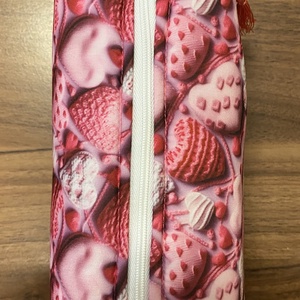 Pink-Szívecskés, csodás neszesszer/sminktáska - táska & tok - neszesszer - Meska.hu