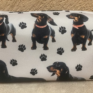 Tacskó mintás neszesszer / sminktáska  - táska & tok - neszesszer - Meska.hu