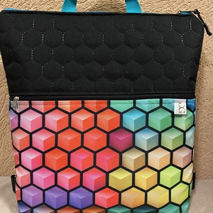 PixelVibe � Pixelhangulat városi hátitáska, Táska & Tok, Bevásárlás & Shopper táska, Shopper, textiltáska, szatyor, Varrás, MESKA