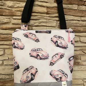 �RetroBogárka oldaltáska - táska & tok - bevásárlás & shopper táska - kenyeres zsák - Meska.hu