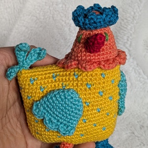 Színes, vidám húsvéti csibe  - játék & sport - plüssállat & játékfigura - más figura - Meska.hu