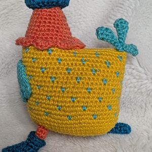 Színes, vidám húsvéti csibe  - játék & sport - plüssállat & játékfigura - más figura - Meska.hu