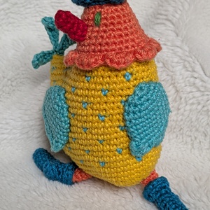 Színes, vidám húsvéti csibe  - játék & sport - plüssállat & játékfigura - más figura - Meska.hu