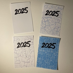 2025-ös egyedi kisméretű női határidőnapló ajándék extra oldalakkal, matricákkal - otthon & életmód - papír, írószer - naptár & tervező - Meska.hu