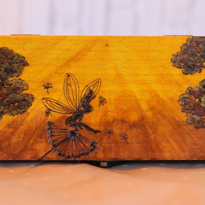 Tündérkés fadoboz - ékszer - ékszertartó - ékszerdoboz - Meska.hu