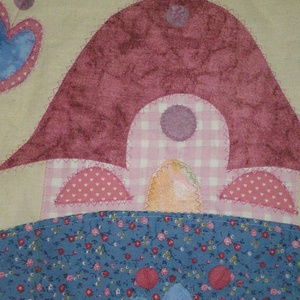Tündéres falikép 70x70 cm - otthon & életmód - babaszoba, gyerekszoba - falvédő gyerekszobába - Meska.hu