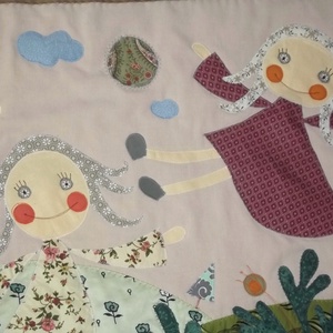 Tündéres falvédő, 170x80 cm - otthon & életmód - babaszoba, gyerekszoba - falvédő gyerekszobába - Meska.hu