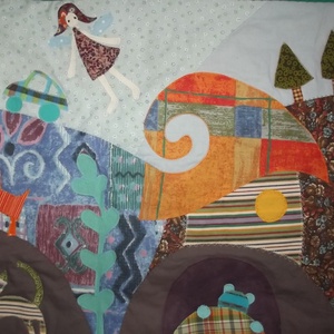 Fiús falvédő, autós, pecás 160 x 70 cm - otthon & életmód - babaszoba, gyerekszoba - falvédő gyerekszobába - Meska.hu