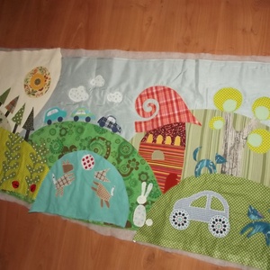 Falvédő járművekkel, állatokkal 140 x 60 -  - Meska.hu