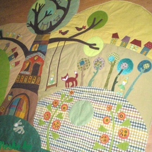 Manós falvédő kb 160x140 cm, de nem téglalap alakú - otthon & életmód - babaszoba, gyerekszoba - falvédő gyerekszobába - Meska.hu