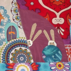 Mesefalvédő, élénk, telt színekkel 160x80 cm - otthon & életmód - babaszoba, gyerekszoba - falvédő gyerekszobába - Meska.hu
