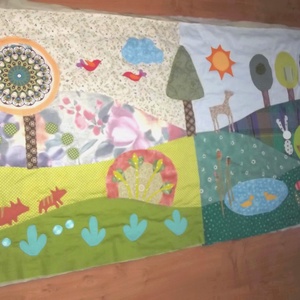 4 évszak falvédő 270x70 cm - Meska.hu