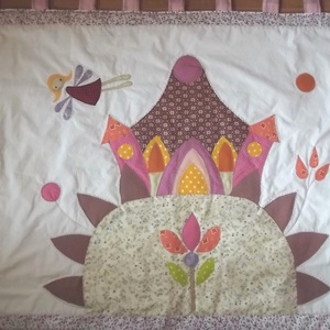 Tündéres falvédő, 96 x 76 cm - otthon & életmód - babaszoba, gyerekszoba - falvédő gyerekszobába - Meska.hu