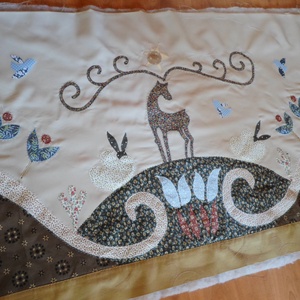 Szarvasos falvédő, 160x80 cm - Meska.hu