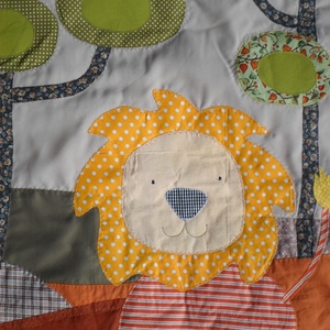 Babatakaró, oroszlános 70x100 cm - otthon & életmód - lakástextil - Meska.hu