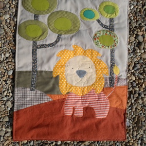 Babatakaró, oroszlános 70x100 cm - Meska.hu