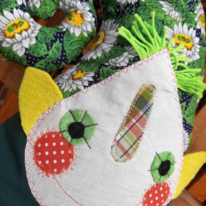 CsigaManó, napraforgós játékfigura gyerekeknek, Játék & Sport, Plüssállat & Játékfigura, Manó, Baba-és bábkészítés, Patchwork, foltvarrás, MESKA