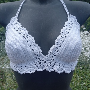 Horgolt bikini felső, Ruha & Divat, Női ruha, Fürdőruha & Fehérnemű, Horgolás, MESKA
