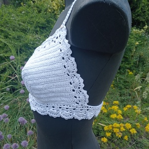 Horgolt bikini felső - ruha & divat - női ruha - fürdőruha & fehérnemű - Meska.hu