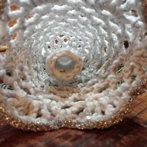 Angyalka csúcsdísz - karácsony - karácsonyi lakásdekoráció - karácsonyfadíszek - Meska.hu